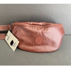 Kipling Fresh Waist Pack Metallic Rust KI5304 Fanny Pack Belt Bag New